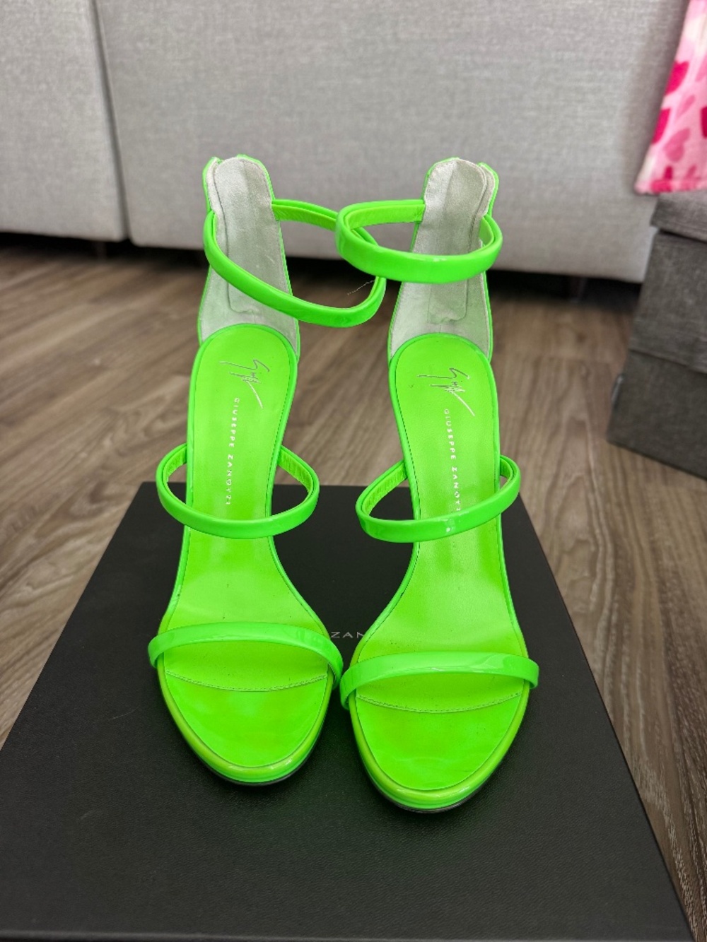 giuseppe zanotti strapped heels